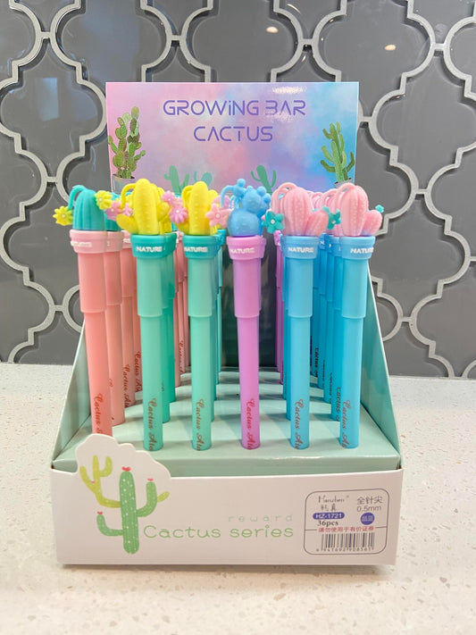 Pastel Cactus Pens (Dozen)