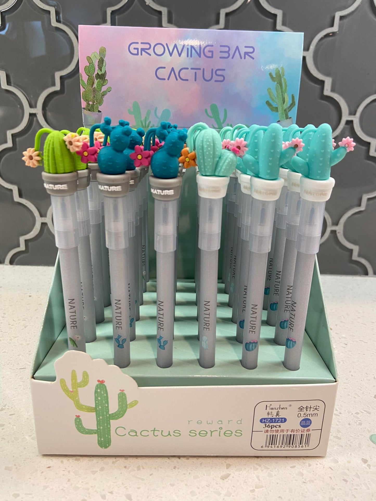 Gray Cactus Pens (Dozen)