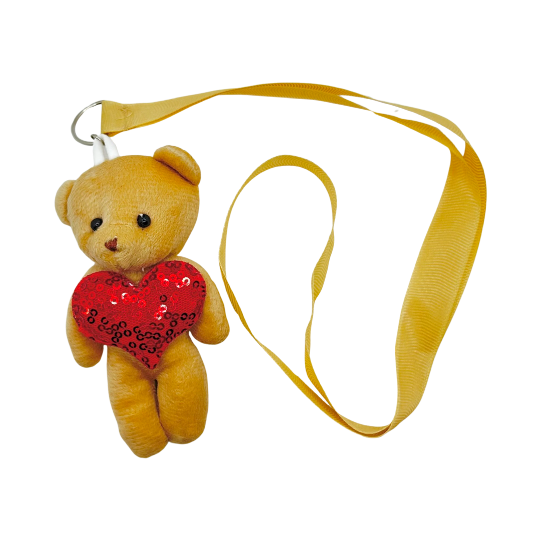 Bear on Matching Ribbon Lanyard (Dozen)
