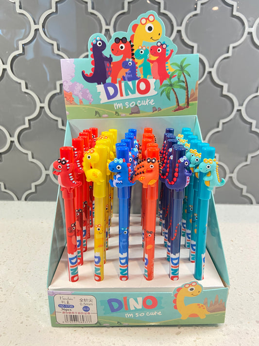 Bright Dino Pens (Dozen)