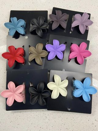 Small Flower Clips 2 Packs (Dozen)